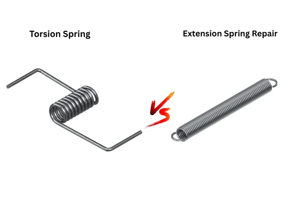 Torsion Spring vs Extension Spring Repair