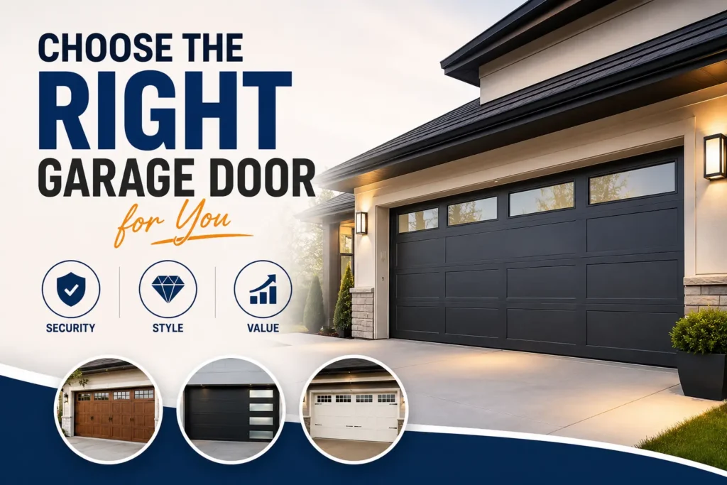 residential Garage door repair installation red deer
