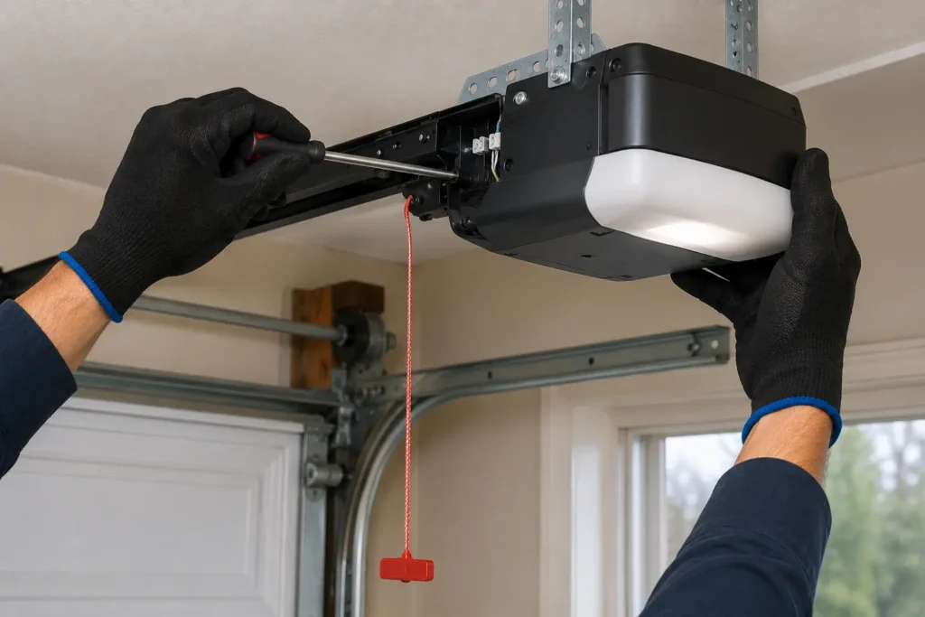 garage door reapir process